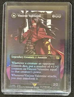 Vincent Valentine 383 Borderless Foil Final Fantasy MTG - Image 3