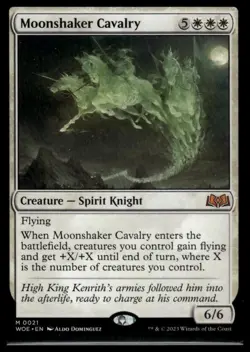 Moonshaker Cavalry M Wilds of Eldraine 21 NM - Image 1