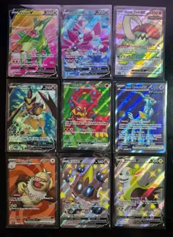 9 ULTRA RARE FULL ART ONLY Pokemon Card Lot! All NM - Image 1