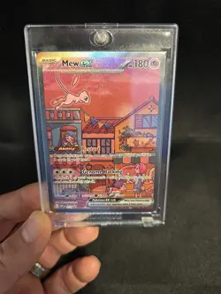 Mew ex SVP 053 Pokemon Scarlet Violet 151 Black Star Promo - Sealed - Image 3