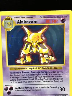 Pokemon - Alakazam - Base Set Shadowless 1/102 - Holo Rare - MP - Image 2