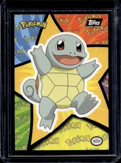 1999 Pokemon Wartortle Animation Black Topps Logo #NNO - Image 1