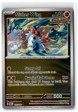 2023 Scarlet & Violet Series - Paradox Rift Slither Wing #107 Uncommon Reverse - Image 1