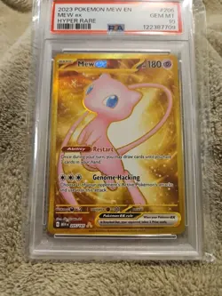 MEW ex - HYPER RARE - 2023 Pokemon Mew EN - # 205 - GRADED PSA GEM MINT 10 - Image 4