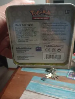 POKEMON TCG LIGHTING STACKING TIN Box New - Image 2