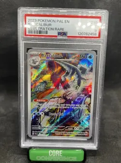 2023 Pokemon Sv02: Paldea Evolved Illustration Rare Baxcalibur #210 PSA 9 Mint - Image 1