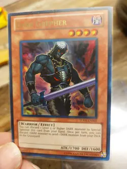 Yugioh Dark Grepher PTDN-EN000 1st Edition Secret Rare LP/MP and TU08 Version NM - Image 1