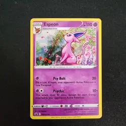Espeon SWSH174 Holo Swirl Pokemon Black Star Promo Card - Image 2