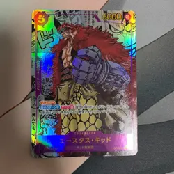 Eustass Captain Kid OP05-074 Comic Parallel Manga Alt Art One Piece Card Used JP - Image 1