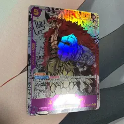 Eustass Captain Kid OP05-074 Comic Parallel Manga Alt Art One Piece Card Used JP - Image 2