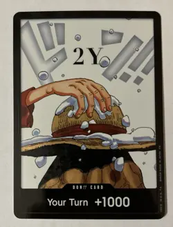 Special DON!! Card 2Y DP-08 One Piece Legacy of the Master Promo Foil NM English - Image 1