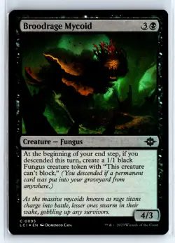 FOIL Broodrage Mycoid Lost Caverns of Ixalan - MTG Magic the Gathering Card - Image 1