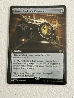 Peter Parker's Camera (Extended Art) - 0280 - Marvel's Spider-Man MTG - NM/M - Image 1