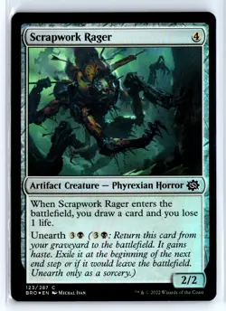 FOIL Scrapwork Rager The Brothers' War - MTG Magic the Gathering Card - Image 1