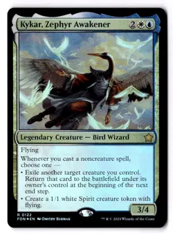 Kykar, Zephyr Awakener NM* FOIL Foundations ENGLISH 0122 mtg -UnltdCards - Image 1