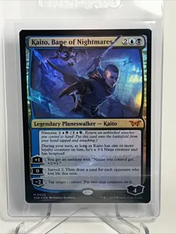 Kaito, Bane of Nightmares #220 (Foil) (NM) Duskmourn PPDSK Magic MTG - Image 1