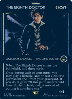 MTG The Eighth Doctor (Showcase) Foil NM Doctor Who Magic 559 - Image 1