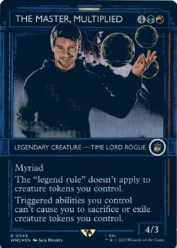 MTG The Master, Multiplied (Showcase) Foil NM Doctor Who Magic - Image 1