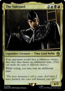 MTG The Valeyard Foil NM Doctor Who Magic 165 - Image 1