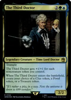 MTG The Third Doctor Foil NM Doctor Who Magic 162 - Image 1