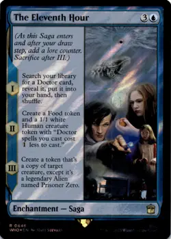 MTG The Eleventh Hour (Surge Foil) Foil NM Doctor Who Magic 64 - Image 1