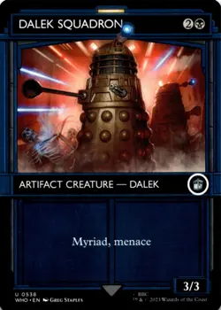 MTG Dalek Squadron (Showcase) Normal NM Doctor Who Magic 538 - Image 1