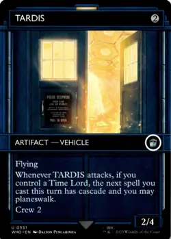 MTG TARDIS (Showcase) Normal NM Doctor Who Magic 551 - Image 1