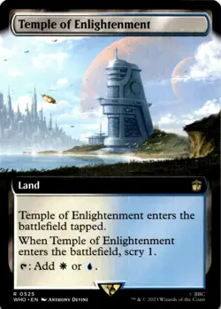 MTG Temple of Enlightenment (Extended Art) Normal NM Doctor Who Magic - Image 1