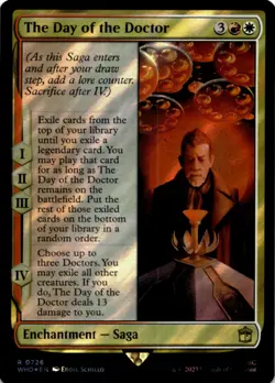 MTG The Day of the Doctor (Surge Foil) Foil NM Doctor Who Magic - Image 1