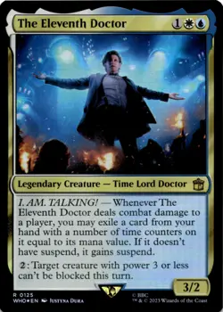 MTG The Eleventh Doctor Foil NM Doctor Who Magic 125 - Image 1