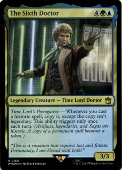MTG The Sixth Doctor Foil NM Doctor Who Magic 159 - Image 1