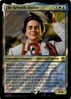 MTG The Seventh Doctor (Surge Foil) Foil NM Doctor Who Magic 7 - Image 1