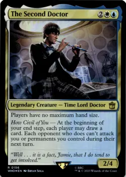 MTG The Second Doctor Foil NM Doctor Who Magic 156 - Image 1