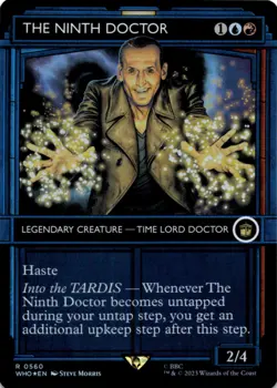 MTG The Ninth Doctor (Showcase) Foil NM Doctor Who Magic 560 - Image 1