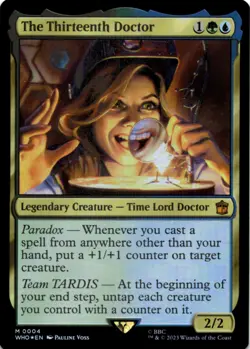 MTG The Thirteenth Doctor Foil NM Doctor Who Magic 4 - Image 1