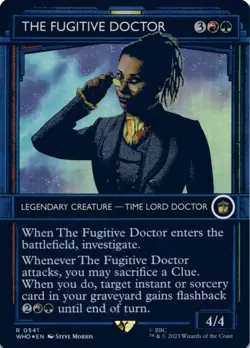 MTG The Fugitive Doctor (Showcase) Foil NM Doctor Who Magic 54 - Image 1