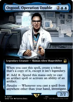 MTG Osgood, Operation Double (Extended Art) Normal NM Doctor Who Magic - Image 1