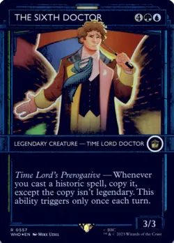 MTG The Sixth Doctor (Showcase) Foil NM Doctor Who Magic 557 - Image 1