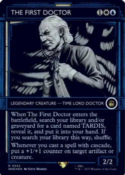 MTG The First Doctor (Showcase) Foil NM Doctor Who Magic 552 - Image 1