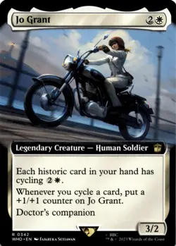 MTG Jo Grant (Extended Art) Normal NM Doctor Who Magic 342 - Image 1