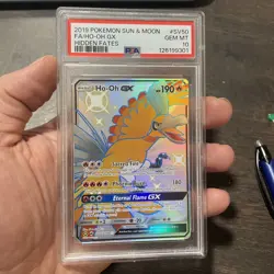 PSA 10 Ho-oh GX SV50/SV94 Full Art Hidden Fates 2019 Pokemon Card - Image 2