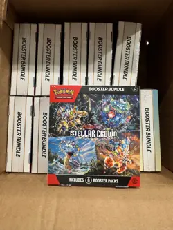 Pokemon TCG: Scarlet & Violet: Stellar Crown Booster Bundle SEALED - Image 1