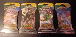 Pokemon Evolving Skies Sleeved Booster Pack Complete Full Art Set - Image 1