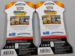 Pokemon Scarlet & Violet LOT Prismatic Evolutions Surprise Box & 4 Single Packs - Image 5