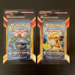 2016 Pokemon XY Evolutions (1) Booster pack & 5 Cards. Lot of 2 - Image 1