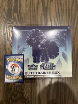 RARE Pokemon TCG Sword & Shield Silver Tempest Elite Trainer Box (ETB) Sealed #1 - Image 1