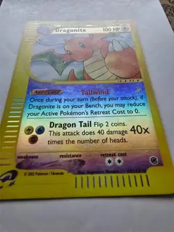 Dragonite 009/165 Expedition Base Set Reverse Holo Rare Pokemon TCG Nintendo LP - Image 2