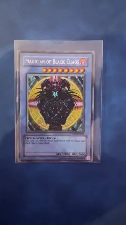 Yugioh Magician of Black Chaos PP01-EN001 Secret Rare Holo Bleed Konami 2007 - Image 1