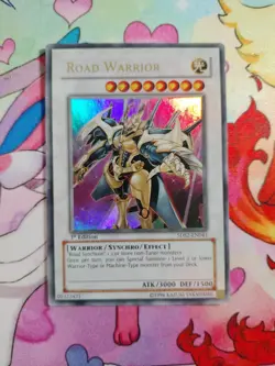 ROAD WARRIOR ENGLISH ULTRA RARE 5DS2-EN041 LP YUGIOH - Image 1