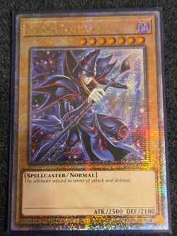 Yugioh: 1x Dark Magician (New Art) - RA04-EN001 - Quarter Century Secret Rare - - Image 1